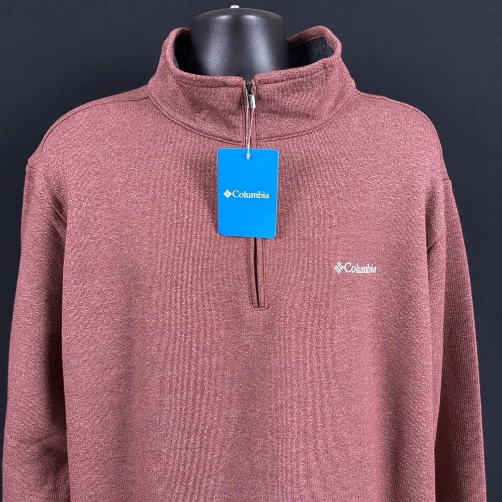 Columbia Men's Great Hart Mountain™ III Half-Zip Pullover Spice 212487 XXL Golf